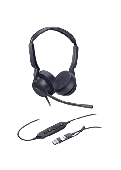 Гарнитура проводная/ Yealink UH42 Dual UC USB-C/A [1308215]