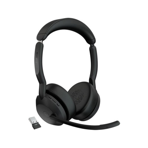 Наушники с микрофоном Jabra Evolve2 55 Link380a MS черный накладные BT оголовье (25599-999-999) Наушники с микрофоном Jabra Evolve2 55 Link380a MS черный накладные BT оголовье (25599-999-999)