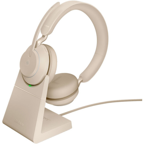 Гарнитура беспроводная/ Jabra Evolve2 65, Link380c MS Stereo Stand Beige