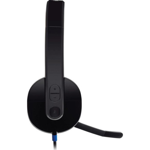 Наушники с микрофоном Logitech H540 черный 1.8м накладные USB оголовье (981-000481)