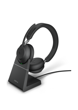 Гарнитура беспроводная/ Jabra Evolve2 65, Link380c MS Stereo Stand Black
