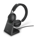 Гарнитура беспроводная/ Jabra Evolve2 65, Link380c MS Stereo Stand Black Гарнитура беспроводная/ Jabra Evolve2 65, Link380c MS Stereo Stand Black
