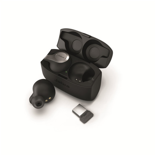 Гарнитура беспроводная/ Jabra Evolve 65t, Titanium Black, MS