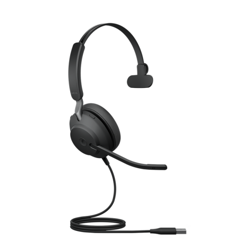 Гарнитура проводная/ Jabra Evolve2 40, USB-A, MS Mono