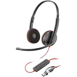 Гарнитура проводная/ Poly BW 3320 Stereo -M USB-C HS +USB-C/A