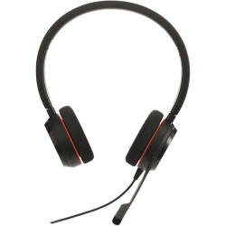Наушники с микрофоном Jabra Evolve 20 MS Stereo черный 1.2м накладные USB оголовье (4999-823-109)