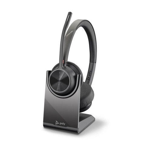 Гарнитура беспроводная/ Poly Voyager 4320 Microsoft Teams Certified Headset +BT700 dongle +Charging Stand Гарнитура беспроводная/ Poly Voyager 4320 Microsoft Teams Certified Headset +BT700 dongle +Charging Stand