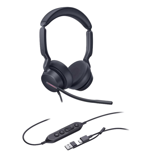 Гарнитура проводная/ Yealink UH46 Dual UC USB-C/A [1308183]