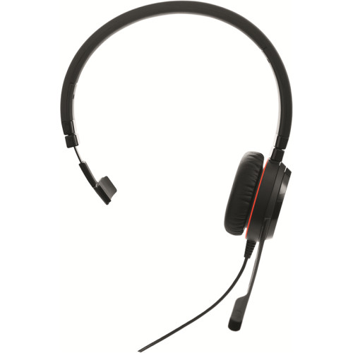 Наушники с микрофоном Jabra EVOLVE 30 II MS Mono черный/красный 2м накладные USB оголовье (5393-823-309)