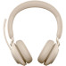 Гарнитура беспроводная/ Jabra Evolve2 65, Link380a UC Stereo Beige