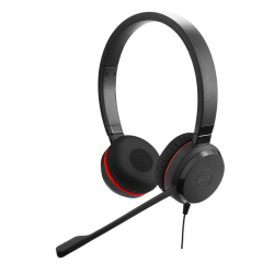 Гарнитура проводная/ Jabra Evolve 20 SE, Stereo MS, USB C/A adapter, Leather