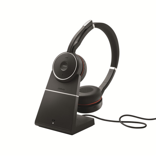 Гарнитура беспроводная/ Jabra Evolve 75 Stereo MS, Charging stand & Link 370