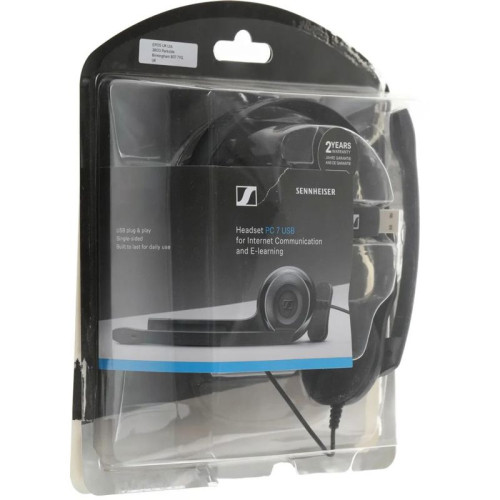 Проводная гарнитура/ Гарнитура EPOS / Sennheiser Headset PC 7, mono, USB, [1000431/504196]