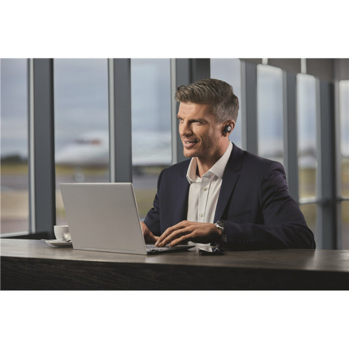 Гарнитура беспроводная/ Jabra Evolve 65t, Titanium Black, MS