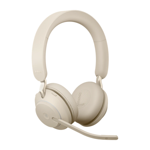 Гарнитура беспроводная/ Jabra Evolve2 65, Link380a MS Stereo Beige Гарнитура беспроводная/ Jabra Evolve2 65, Link380a MS Stereo Beige