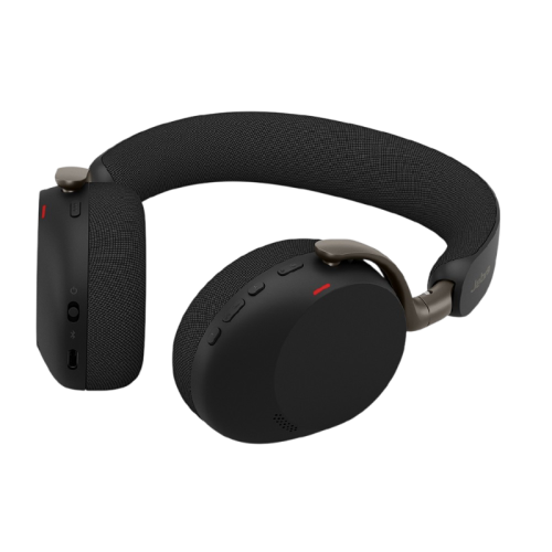 Гарнитура беспроводная/ Jabra Evolve3 75 MS Link390c Black WLC