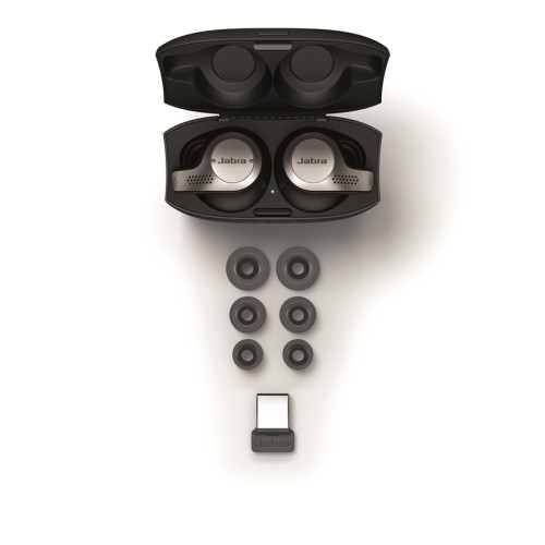 Гарнитура беспроводная/ Jabra Evolve 65t, Titanium Black, MS