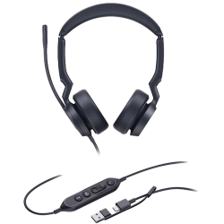 Гарнитура проводная/ Yealink UH44 Dual UC USB-C/A [1308187]