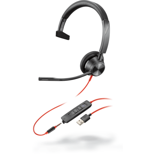 Гарнитура проводная/ Blackwire 3315, BW3315 USB-A