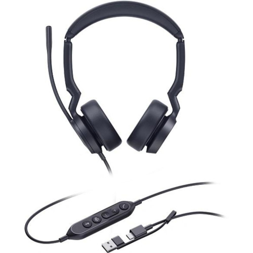 Гарнитура проводная/ Yealink UH44 Dual UC USB-C/A [1308187]