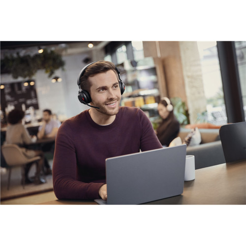 Гарнитура беспроводная/ Jabra Evolve2 65, Link380c MS Stereo Stand Black Гарнитура беспроводная/ Jabra Evolve2 65, Link380c MS Stereo Stand Black