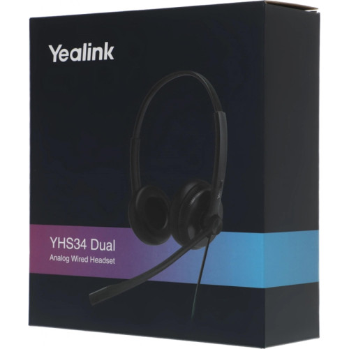 Гарнитура проводная/ Yealink YHS34 Dual [1308023]