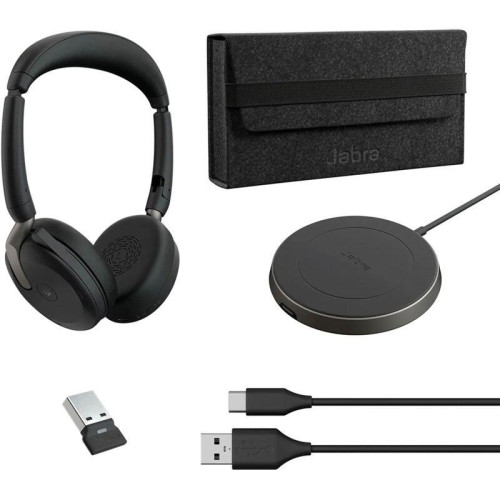 Наушники с микрофоном Jabra Evolve2 65 Flex черный накладные BT оголовье (26699-999-989) Наушники с микрофоном Jabra Evolve2 65 Flex черный накладные BT оголовье (26699-999-989)