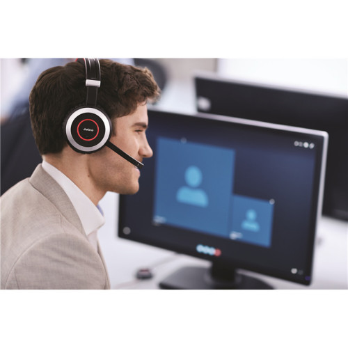 Гарнитура беспроводная/ Jabra Evolve 75 Stereo UC incl. Link 370 Гарнитура беспроводная/ Jabra Evolve 75 Stereo UC incl. Link 370