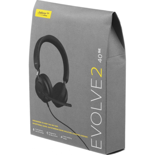 Гарнитура проводная/ Jabra Evolve2 40 SE,USB-A, MS Stereo