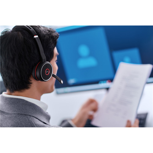 Гарнитура беспроводная/ Jabra Evolve 75 Stereo UC incl. Link 370 Гарнитура беспроводная/ Jabra Evolve 75 Stereo UC incl. Link 370