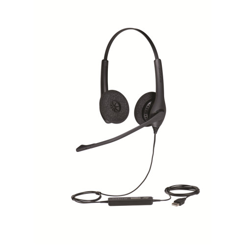 Гарнитура проводная/ Jabra BIZ 1500 Duo, USB, NC, Global