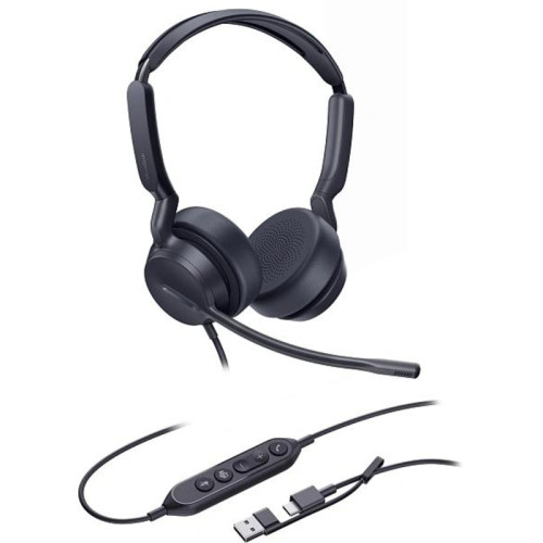 Гарнитура проводная/ Yealink UH42 SE Dual UC USB-C/A [1308219]