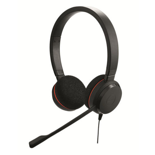 Наушники с микрофоном Jabra Evolve 20 MS Stereo черный 1.2м накладные USB оголовье (4999-823-109) Наушники с микрофоном Jabra Evolve 20 MS Stereo черный 1.2м накладные USB оголовье (4999-823-109)