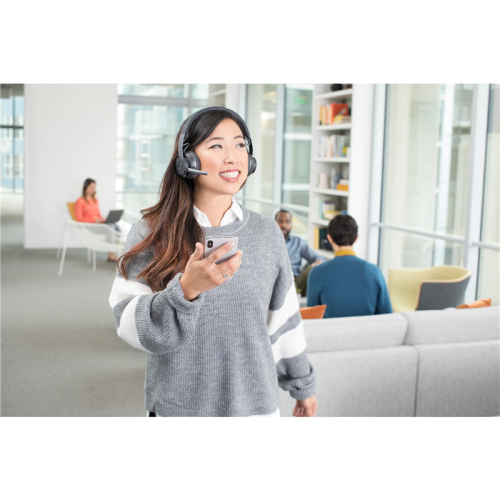 Гарнитура/ Logitech Headset Wireless Zone  Plus Graphite