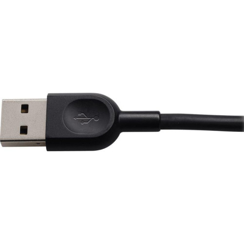 Наушники с микрофоном Logitech H540 черный 1.8м накладные USB оголовье (981-000481)