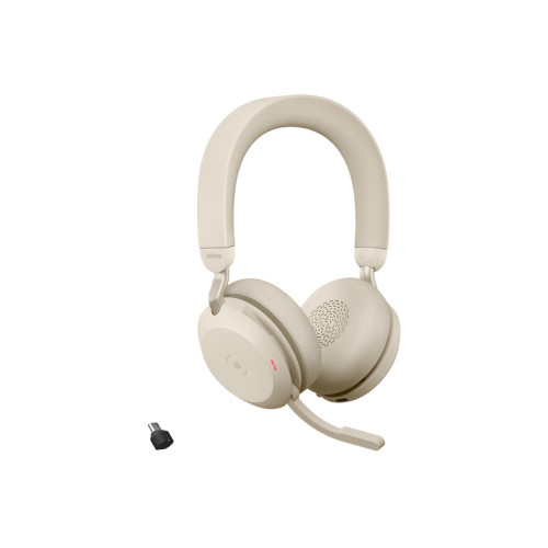 Гарнитура беспроводная/ Jabra Evolve2 75, Link380c UC Stereo Beige Гарнитура беспроводная/ Jabra Evolve2 75, Link380c UC Stereo Beige