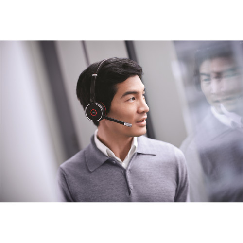 Гарнитура беспроводная/ Jabra Evolve 75 Stereo UC, Charging stand & Link 370 Гарнитура беспроводная/ Jabra Evolve 75 Stereo UC, Charging stand & Link 370