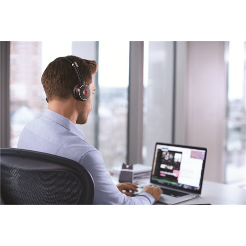 Гарнитура беспроводная/ Jabra Evolve 75 Stereo UC, Charging stand & Link 370 Гарнитура беспроводная/ Jabra Evolve 75 Stereo UC, Charging stand & Link 370