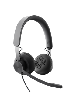 Гарнитура/ Logitech Headset Zone Wired  UC Graphite