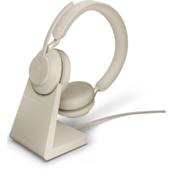 Гарнитура беспроводная/ Jabra Evolve2 65, Link380a MS Stereo Stand Beige