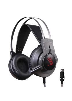 Наушники с микрофоном A4Tech Bloody G437 черный 1.8м мониторные оголовье (G437)