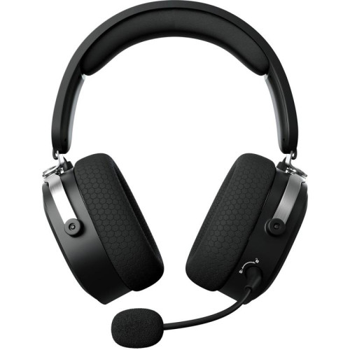 Наушники с микрофоном GMNG GG-HS405W черный/черный мониторные BT/Radio/3.5mm оголовье (1899873)