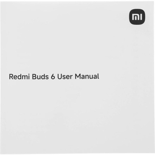 Гарнитура внутриканальные Xiaomi Redmi Buds 6 черный беспроводные bluetooth в ушной раковине (BHR9251GL)
