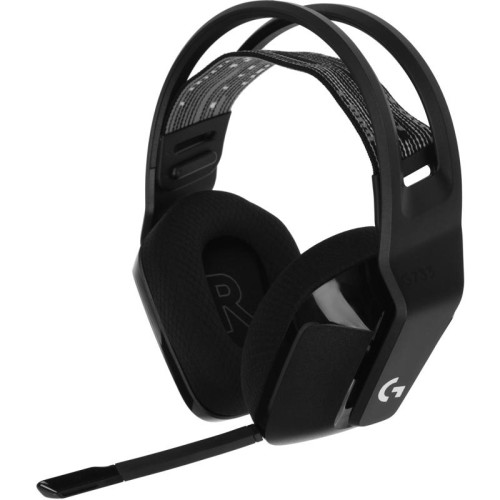 Наушники с микрофоном Logitech G733 Lightspeed черный накладные Radio оголовье (981-000867)