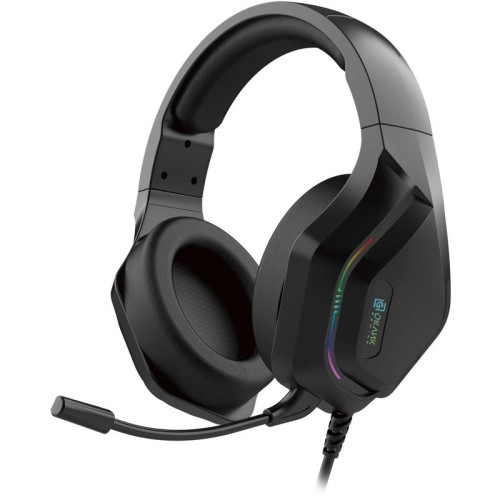 Наушники с микрофоном Oklick HS-L600G черный 2.2м мониторные USB оголовье (1939588)
