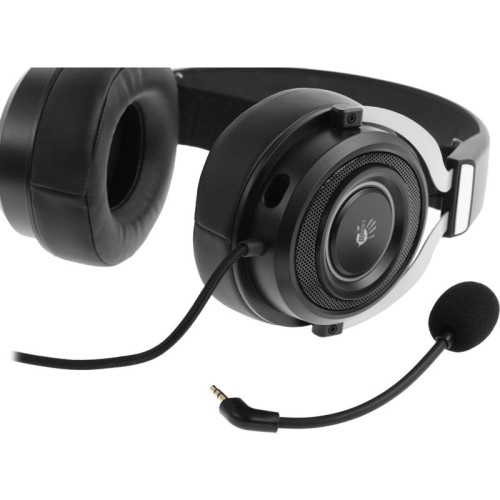 Наушники с микрофоном A4Tech Bloody G535 черный/серебристый 2м мониторные USB оголовье (G535 (BLACK+SILVER) USB)