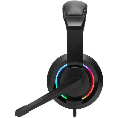 Наушники с микрофоном Oklick HS-L315G черный 1.8м накладные USB оголовье (2007552)