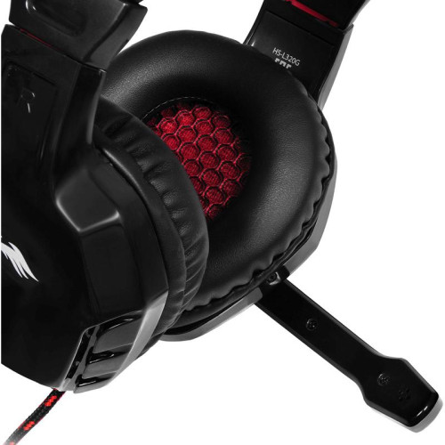 Наушники с микрофоном Oklick HS-L320G Phoenix черный/красный 1.9м мониторные оголовье (359482)