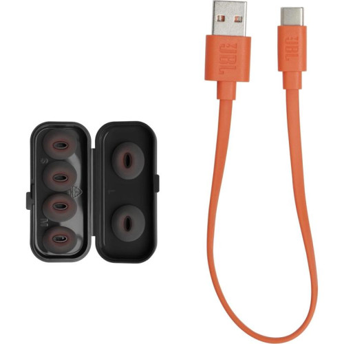 Гарнитура вкладыши JBL Tune Flex Ghost черный беспроводные bluetooth в ушной раковине (JBLTFLEXGBLK)