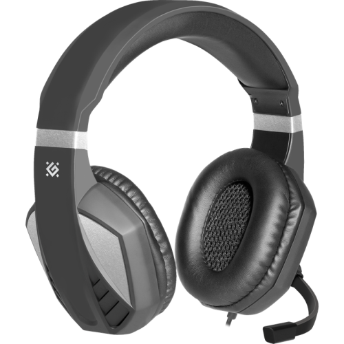 Defender Игровая гарнитура Zeyrox черный+серый, кабель 1.8 м Defender Игровая гарнитура Zeyrox черный+серый, кабель 1.8 м
